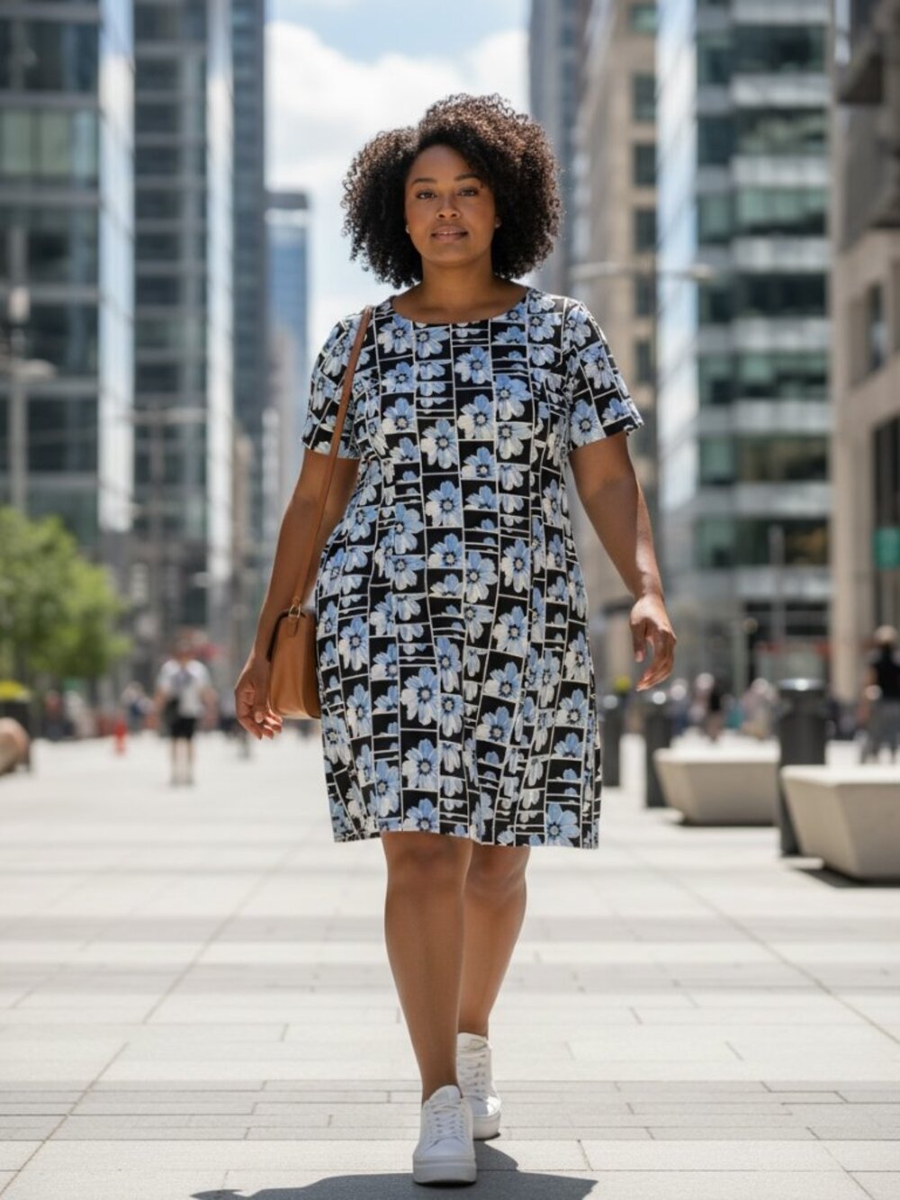 Alfani Women's Plus Size 28W Black Blue Floral Window Panel Sheath Dress NWT $99